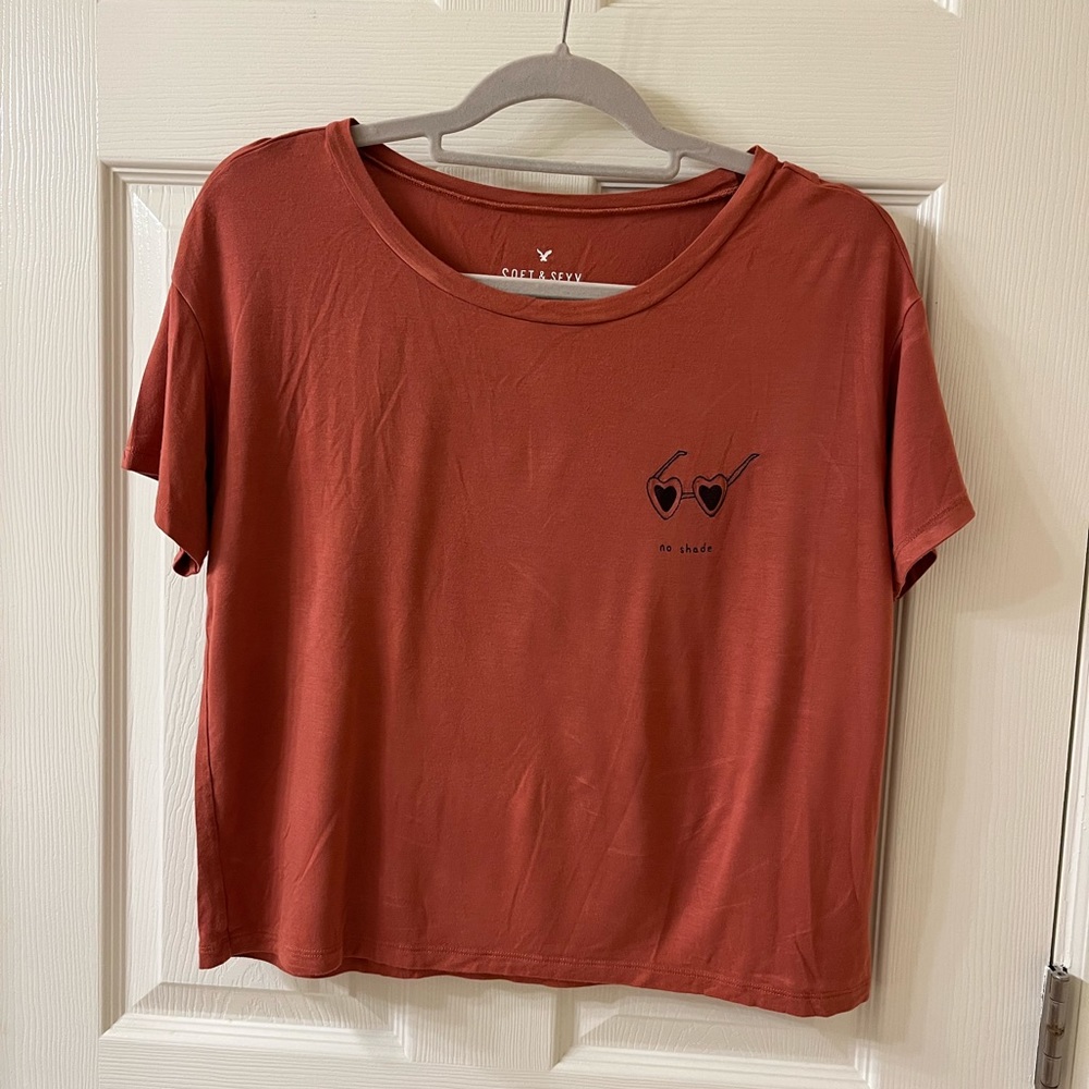 AEO Soft and Sexy cropped t shirt